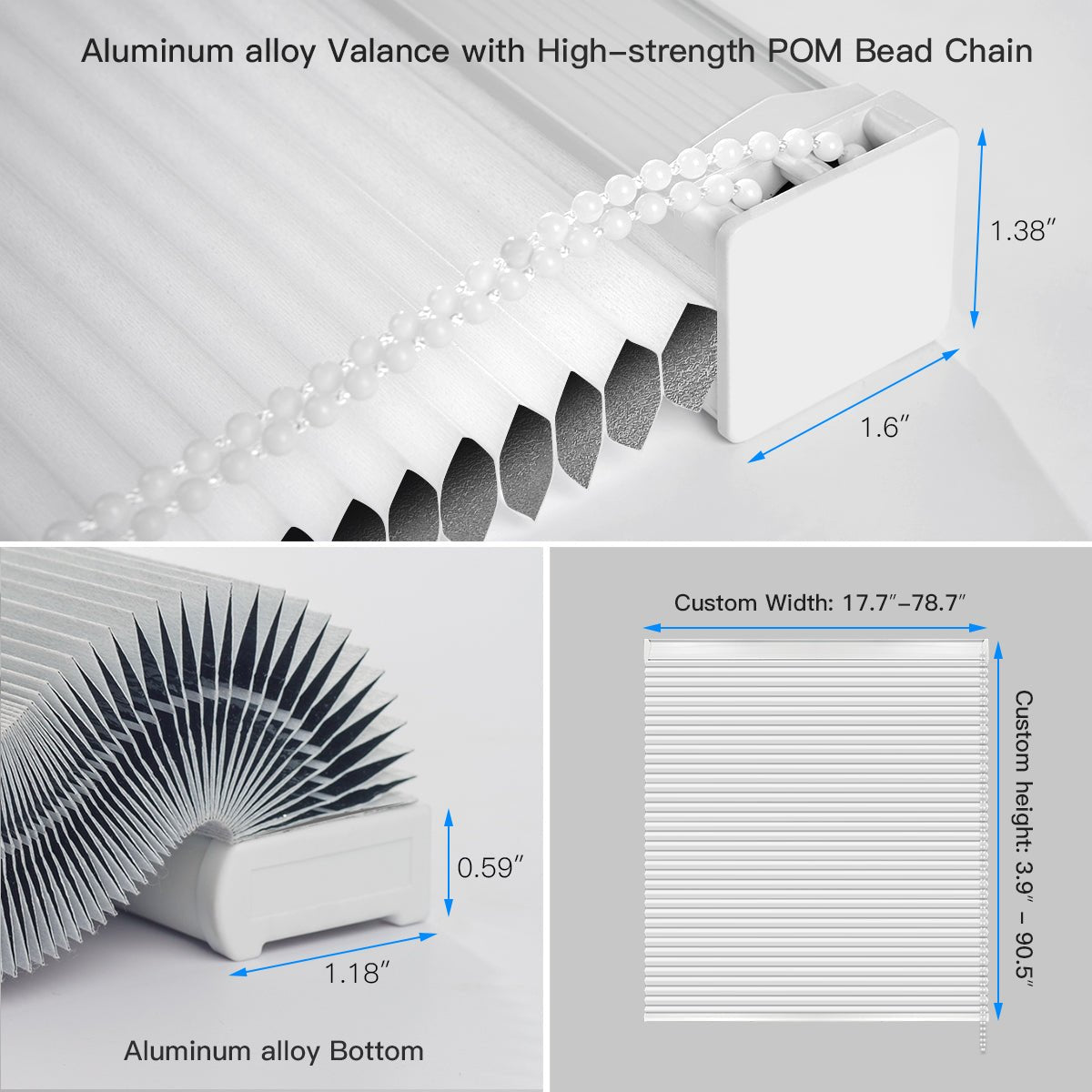 Manual Corded Cellular Shade - 100% Blackout - Tokblind official