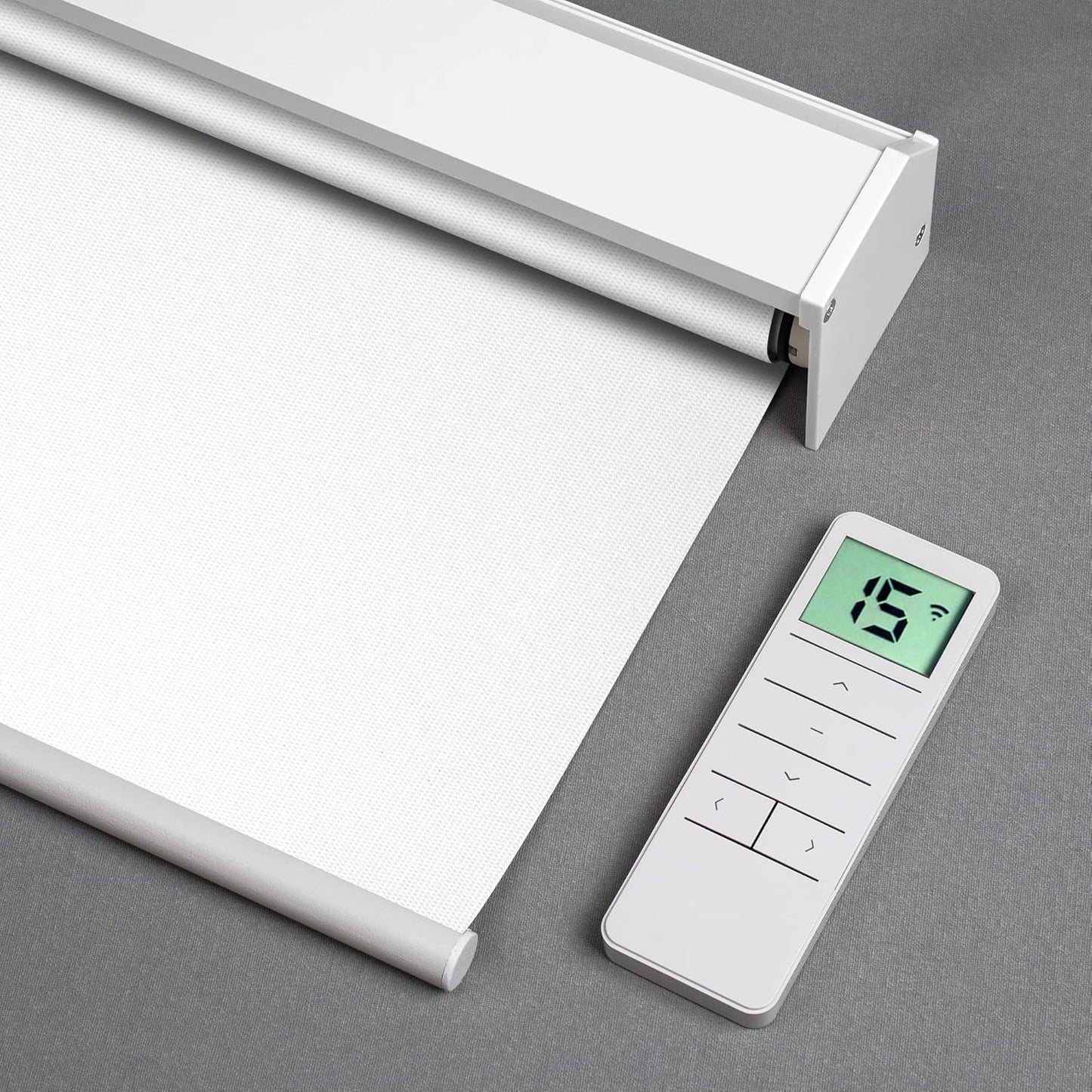 Motorized Blackout Roller Shade - Vinyl Fabric - Tokblind official