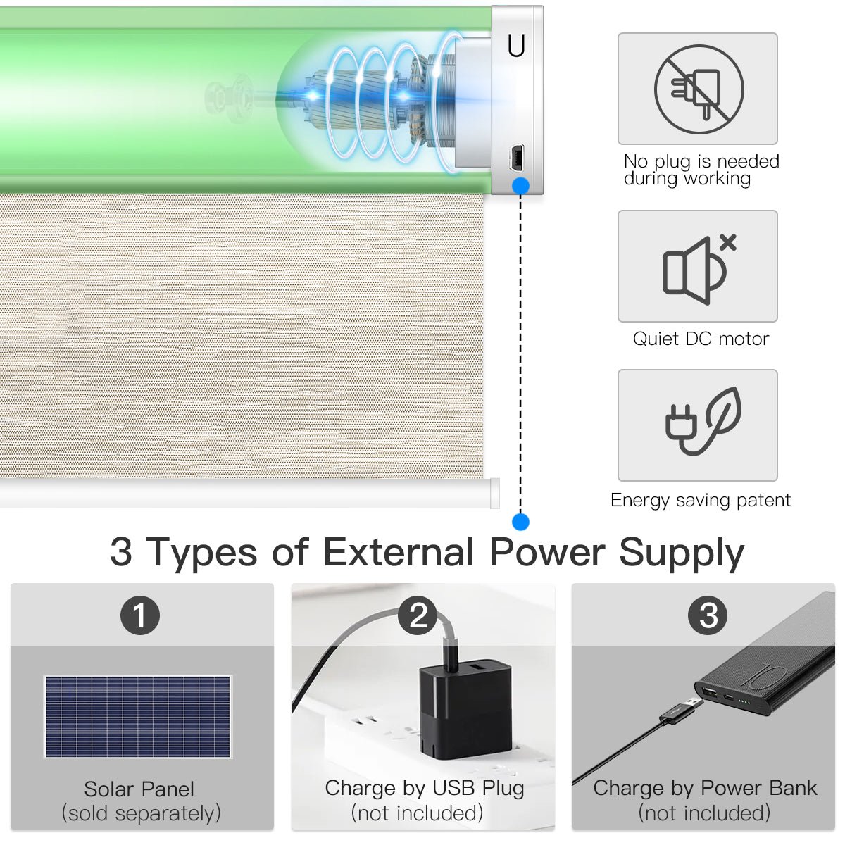 Motorized Light Filtering Roller Shades - Tokblind official