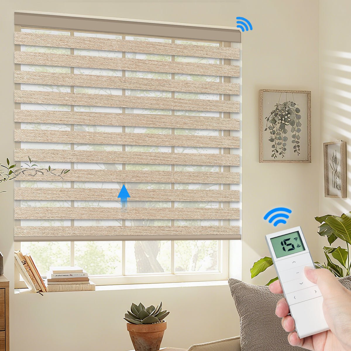 Motorized Zebra Blinds - Tokblind official