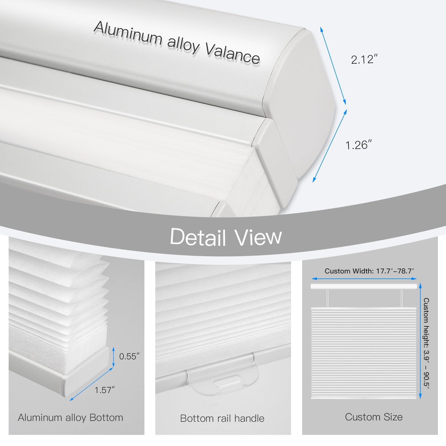 Top Down Bottom Up Manual Cellular Shade - Light Filtering - Tokblind official