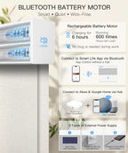 Motorized Dual Roller Shades, Blackout & Light Filtering