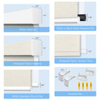 Motorized Dual Roller Shades, Light Filtering & Sheer