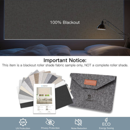 Blackout Roller Shade Fabric Samples - Tokblind official