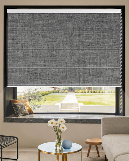 Manual Corded Blackout Roman Shades
