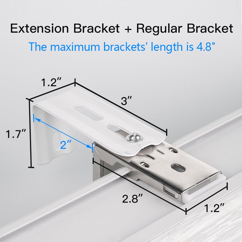 Extension Brackets for Tokblind Shade with Valance - Tokblind official