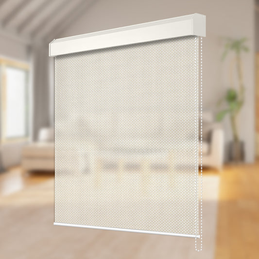 Manual Corded Light Filtering Fireproof Roller Shade