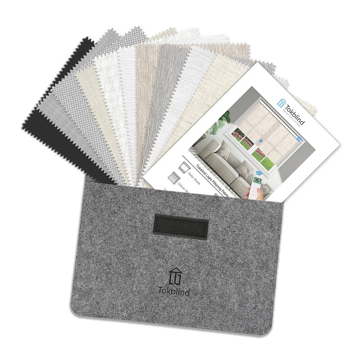 Light Filtering Roller Shade Fabric Samples - Tokblind official