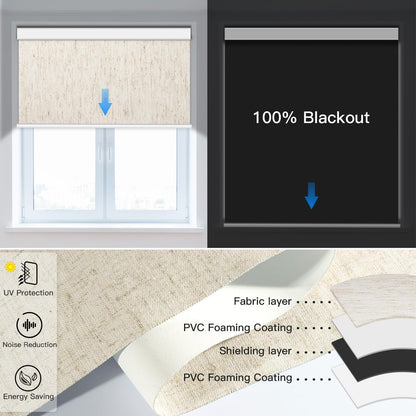 Motorized Blackout Roller Shade
