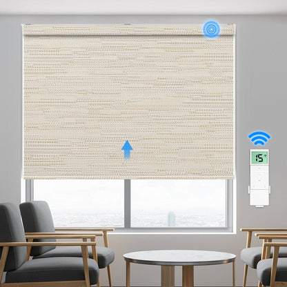 Motorized Blackout Roller Shade (Fabric Wrapped) - Tokblind official