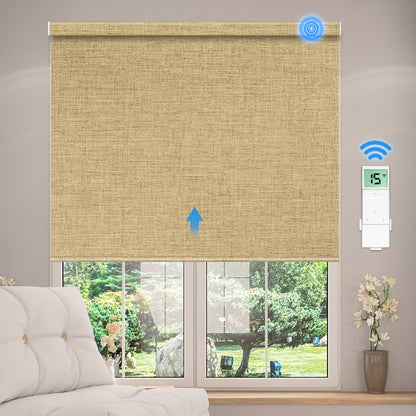 Motorized Blackout Roller Shade (Fabric Wrapped) - Tokblind official