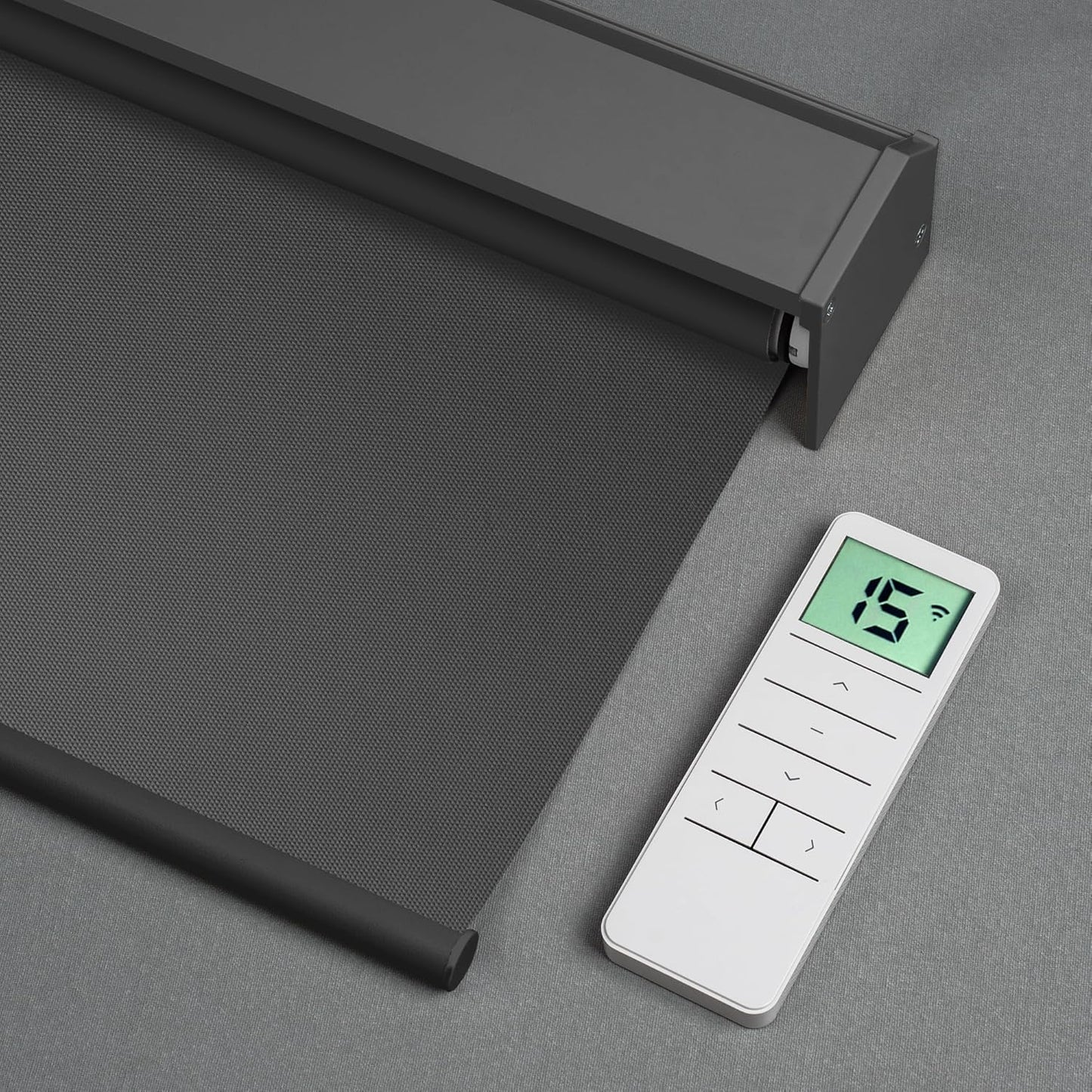 Motorized Blackout Roller Shade - Vinyl Fabric - Tokblind official