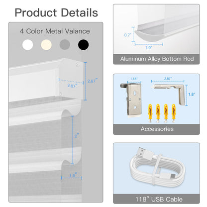 Motorized Blackout Sheer Shade - Tokblind official