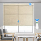 Motorized Light Filtering Roller Shade (Fabric Wrapped) - Tokblind official