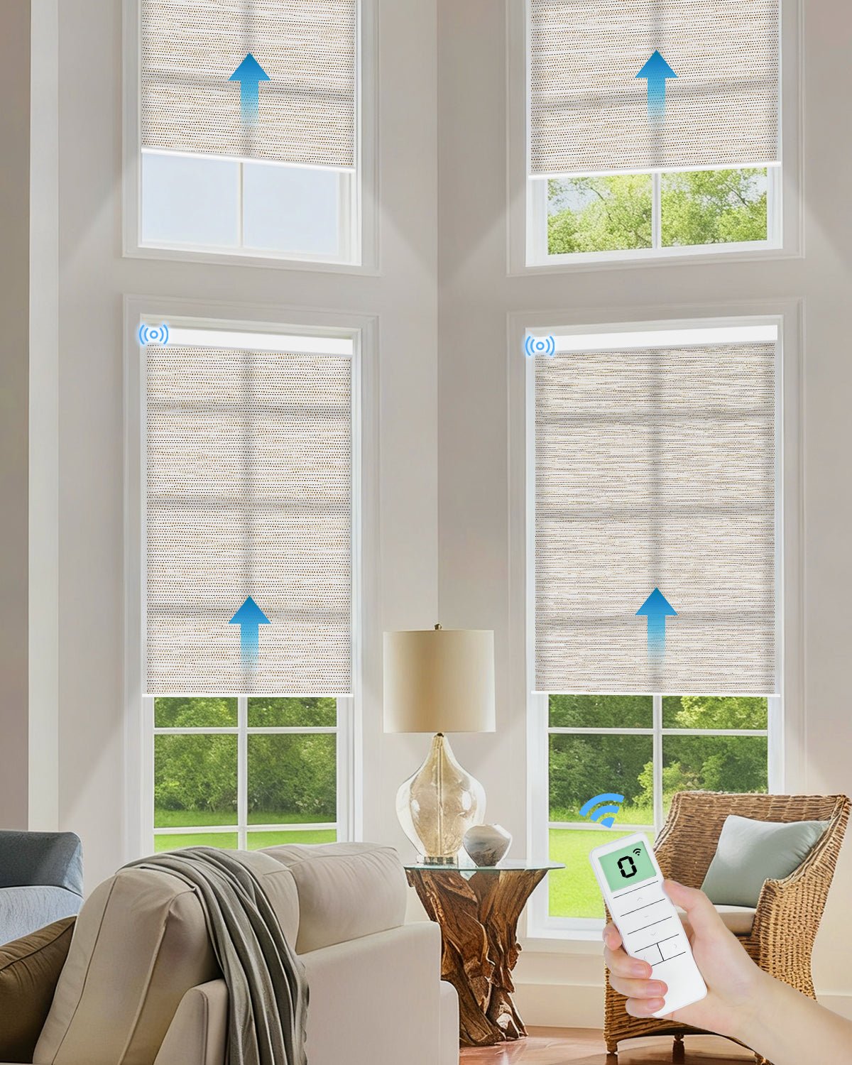 Motorized Light Filtering Roller Shades - Tokblind official