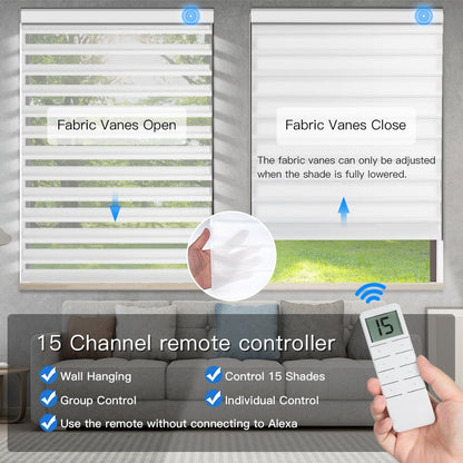 Motorized Light Filtering Shangri - La Sheer Shade - Tokblind official