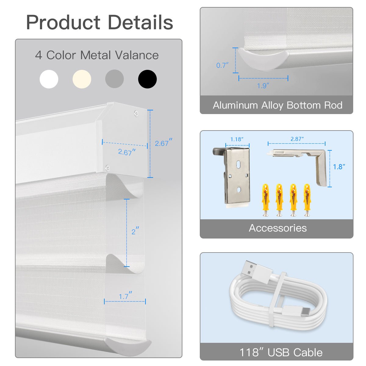 Motorized Light Filtering Sheer Shade - Tokblind official