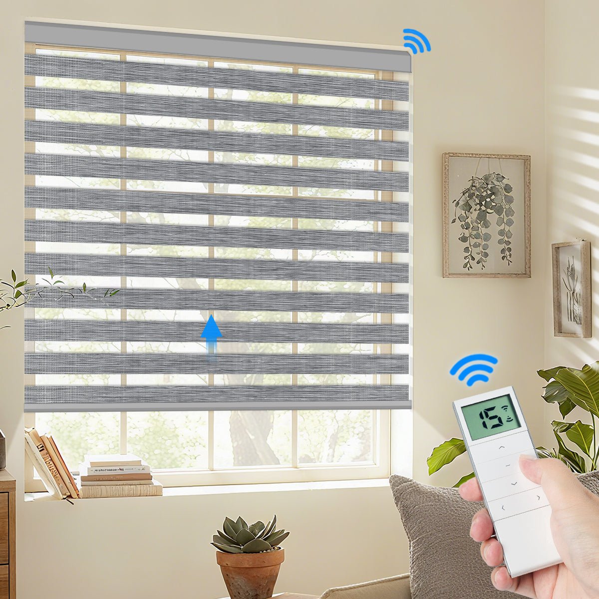 Motorized Zebra Blinds - Tokblind official