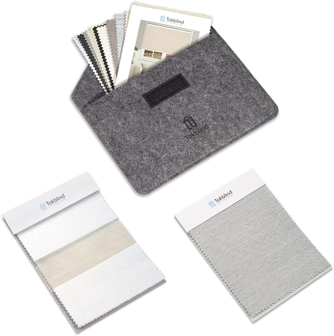 Roller Shade Fabric and Zebra Blind Fabric Samples, 3 PCS - Tokblind official