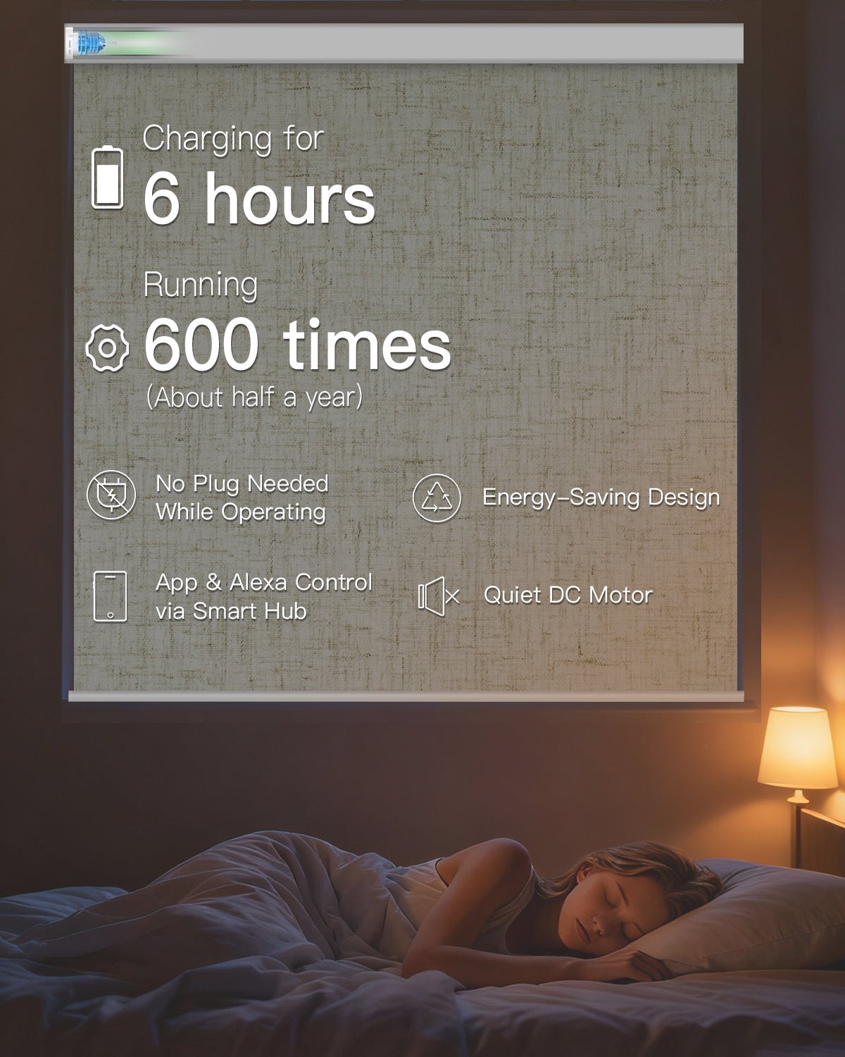 Smart Motorized Blackout Roller Shade - Tokblind official