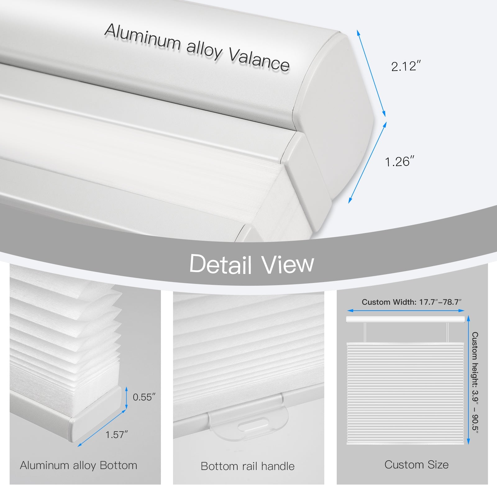 Top Down Bottom Up Manual Cellular Shade - Light Filtering - Tokblind official